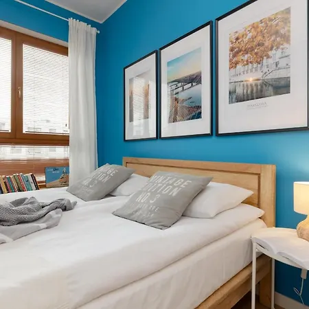 Stylish Blue With Balcony And Parking Zoliborz By Renters * Warschau