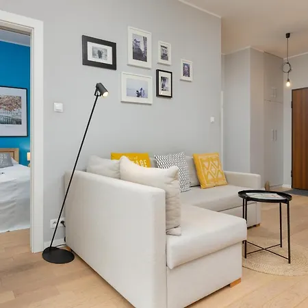 Stylish Blue With Balcony And Parking Zoliborz By Renters * Warschau
