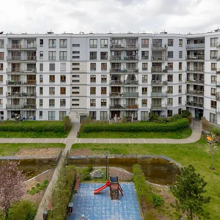 Stylish Blue With Balcony And Parking Zoliborz By Renters Apartment