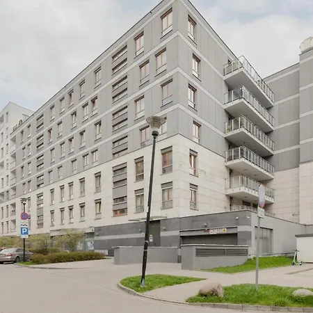Apartment Stylish Blue With Balcony And Parking Zoliborz By Renters